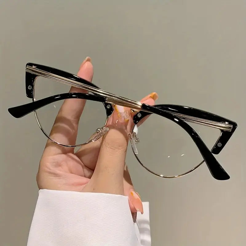 Korean Style Cat Eye Glasses – Blue Light Filter by Adornity