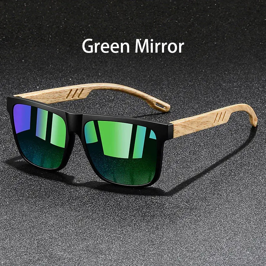 Fashion Vintage Square Colorful Square Frame Sunglasses Men Women Fishing Driving Fashion Brand Designer Lightweight Sun Glasses by Hegichi