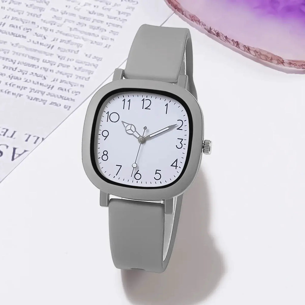 Fashion Brand Bear Women Quartz Watch 2024 Ladies Casual Silicone Jelly Watches Clock Girl Gift Zegarek Damski by Adornity