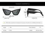 Oversized Cat-Eye Sunglasses – Vintage Frame by Adornity