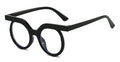 Round Transparent Blue Light Glasses – Minimal Frame by Adornity
