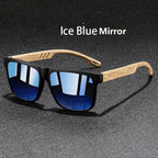 Fashion Vintage Square Colorful Square Frame Sunglasses Men Women Fishing Driving Fashion Brand Designer Lightweight Sun Glasses by Hegichi
