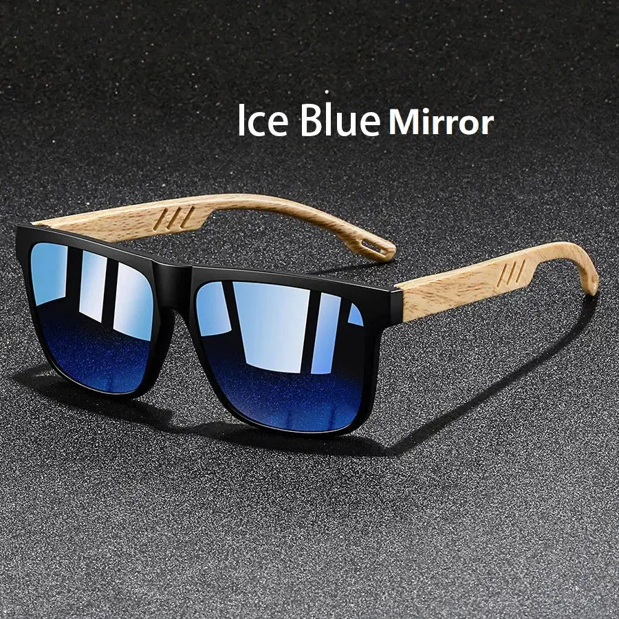 Fashion Vintage Square Colorful Square Frame Sunglasses Men Women Fishing Driving Fashion Brand Designer Lightweight Sun Glasses by Hegichi