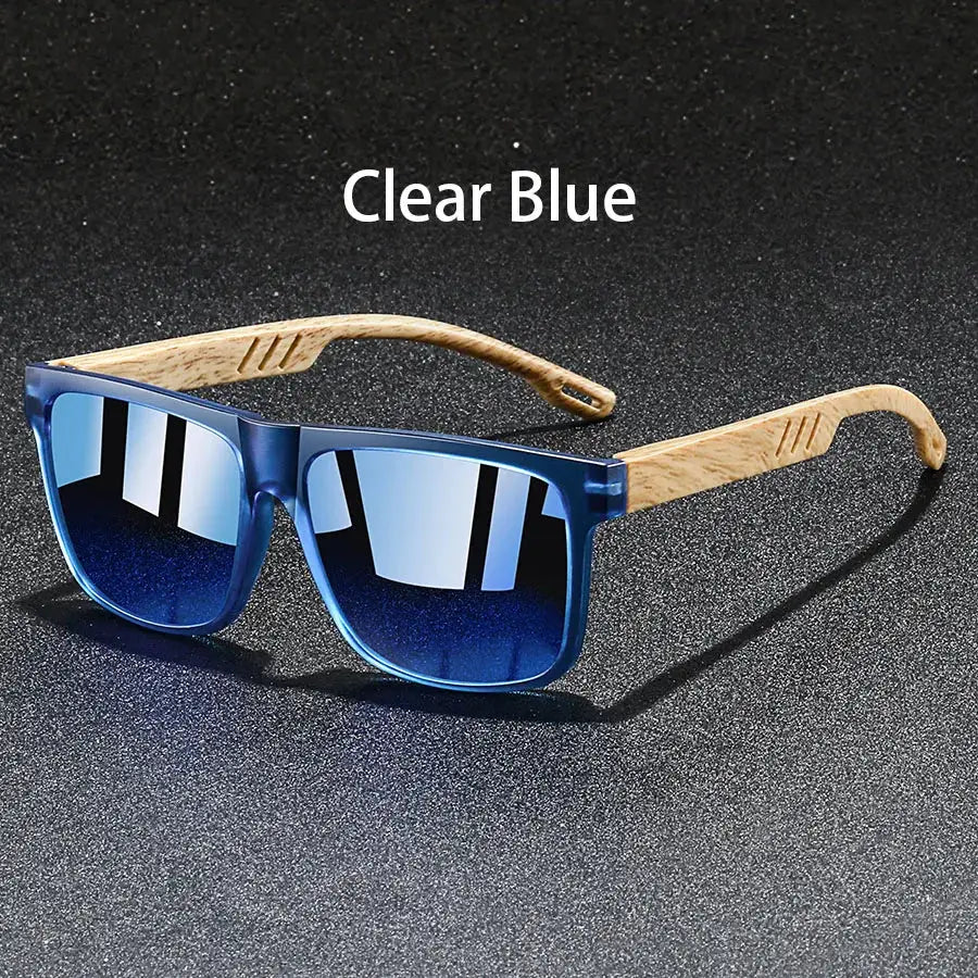 Fashion Vintage Square Colorful Square Frame Sunglasses Men Women Fishing Driving Fashion Brand Designer Lightweight Sun Glasses by Hegichi