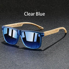 Fashion Vintage Square Colorful Square Frame Sunglasses Men Women Fishing Driving Fashion Brand Designer Lightweight Sun Glasses by Hegichi