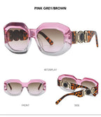 Oversized Rectangle Sunglasses – Vintage Frame by Adornity