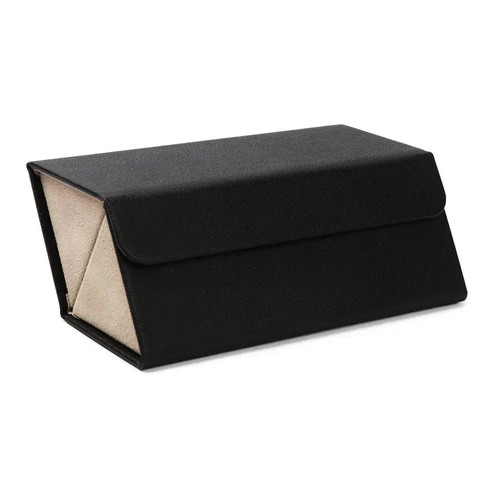 Fashion PU Leather Glasses Organizer Portable Multi-slot Folding Eyeglasses Holder Travel Storage Box Display Sunglasses Case by Hegichi