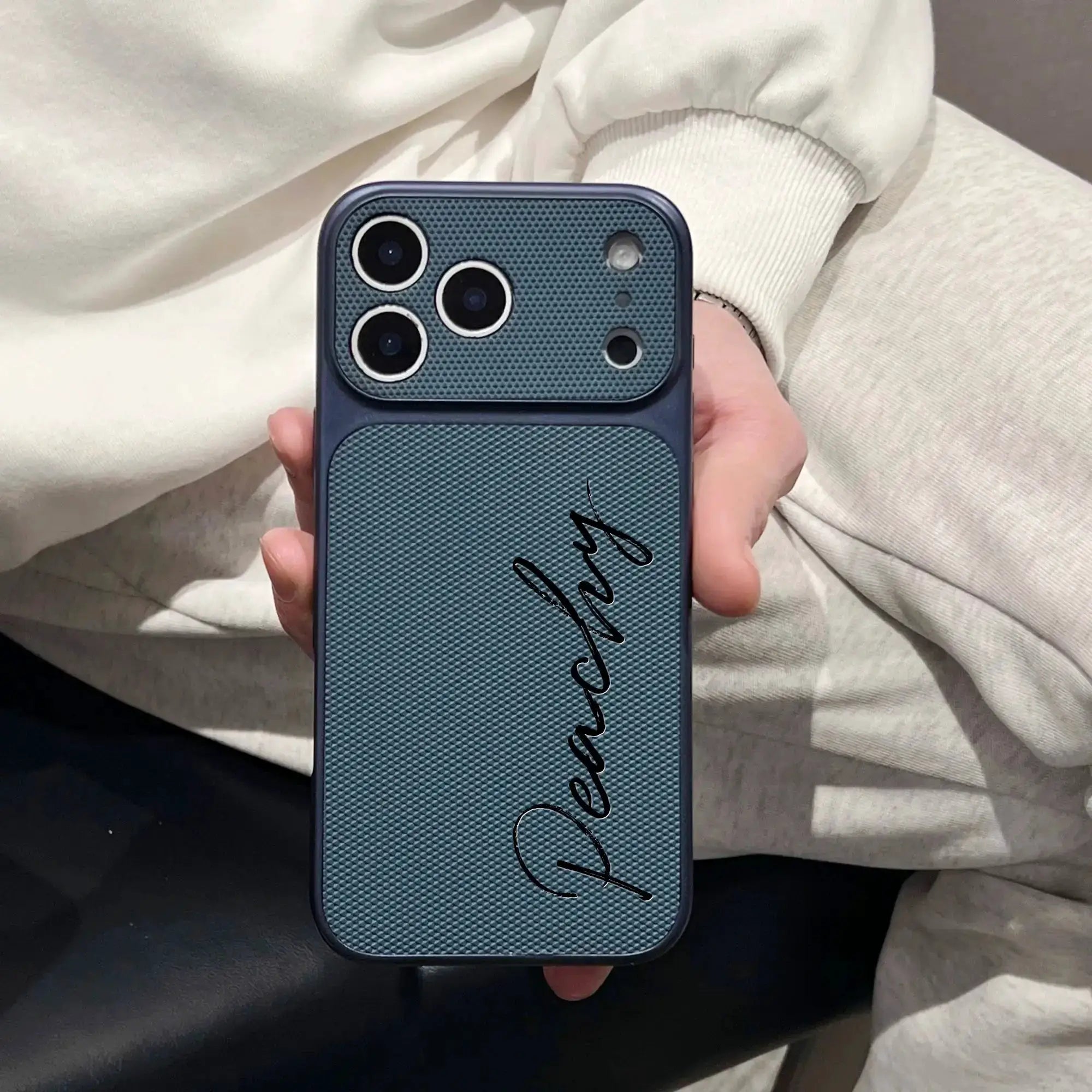 Personalized Leather Phone Case – iPhone 17 Series by Hegichi
