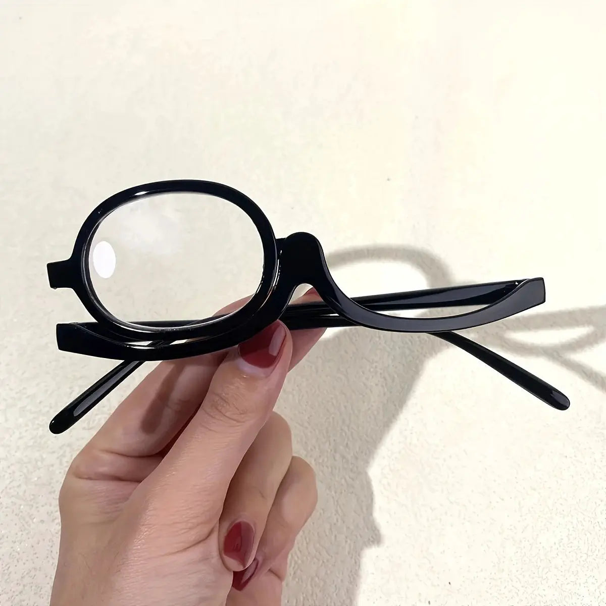 Magnifying Makeup Reading Glasses Rotating Lens Cosmetic Make Up Presbyopic Eye Glasses Readers +1.0 To +4.0 by Adornity