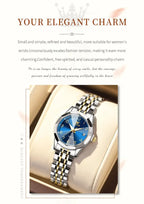 Stainless Steel Watch – Digital Dial Calendar by Adornity