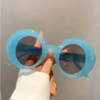 New Vintage Round Sunglasses Women Men Brand Circular Sun Glasses Female Oval Eyewear Sunglasses for Male Female Eyeglasses by Hegichi