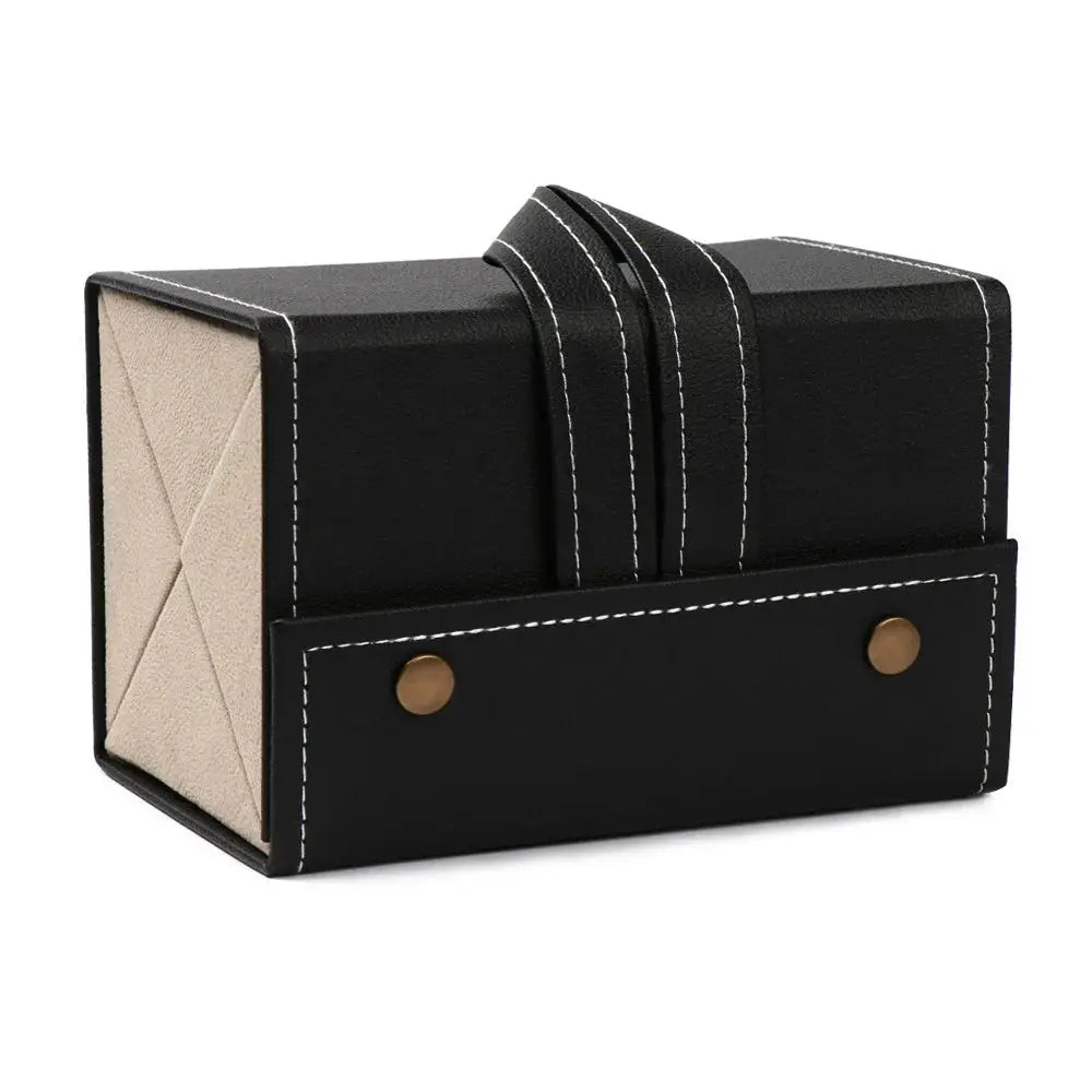 Fashion PU Leather Glasses Organizer Portable Multi-slot Folding Eyeglasses Holder Travel Storage Box Display Sunglasses Case by Hegichi