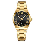 Women Stainless Steel Watch - Waterproof Analog Bracelet With Date Display by Adornity