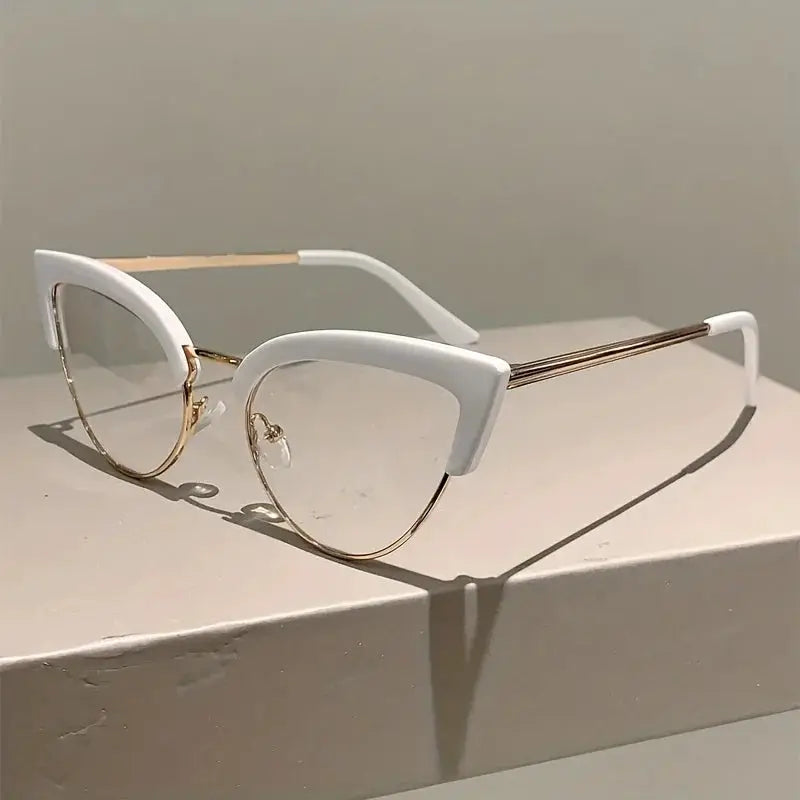 Korean Style Cat Eye Glasses – Blue Light Filter by Adornity