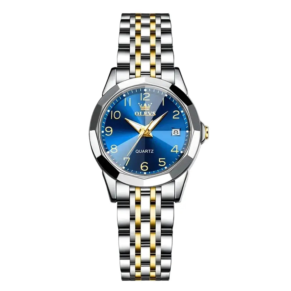 Stainless Steel Watch – Digital Dial Calendar by Adornity