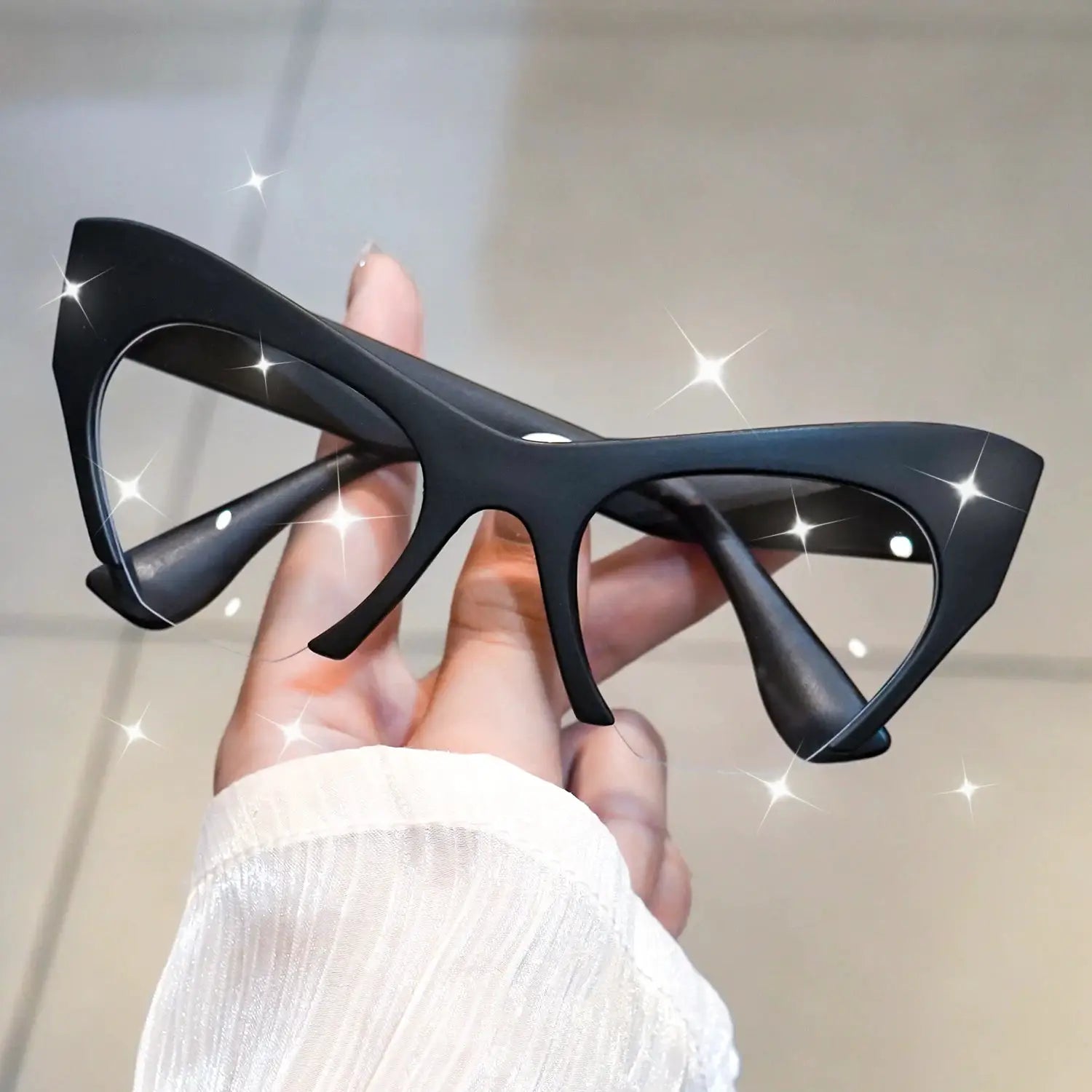 Sienna Cat Eye Reading Glasses – Oversized Frame by Adornity