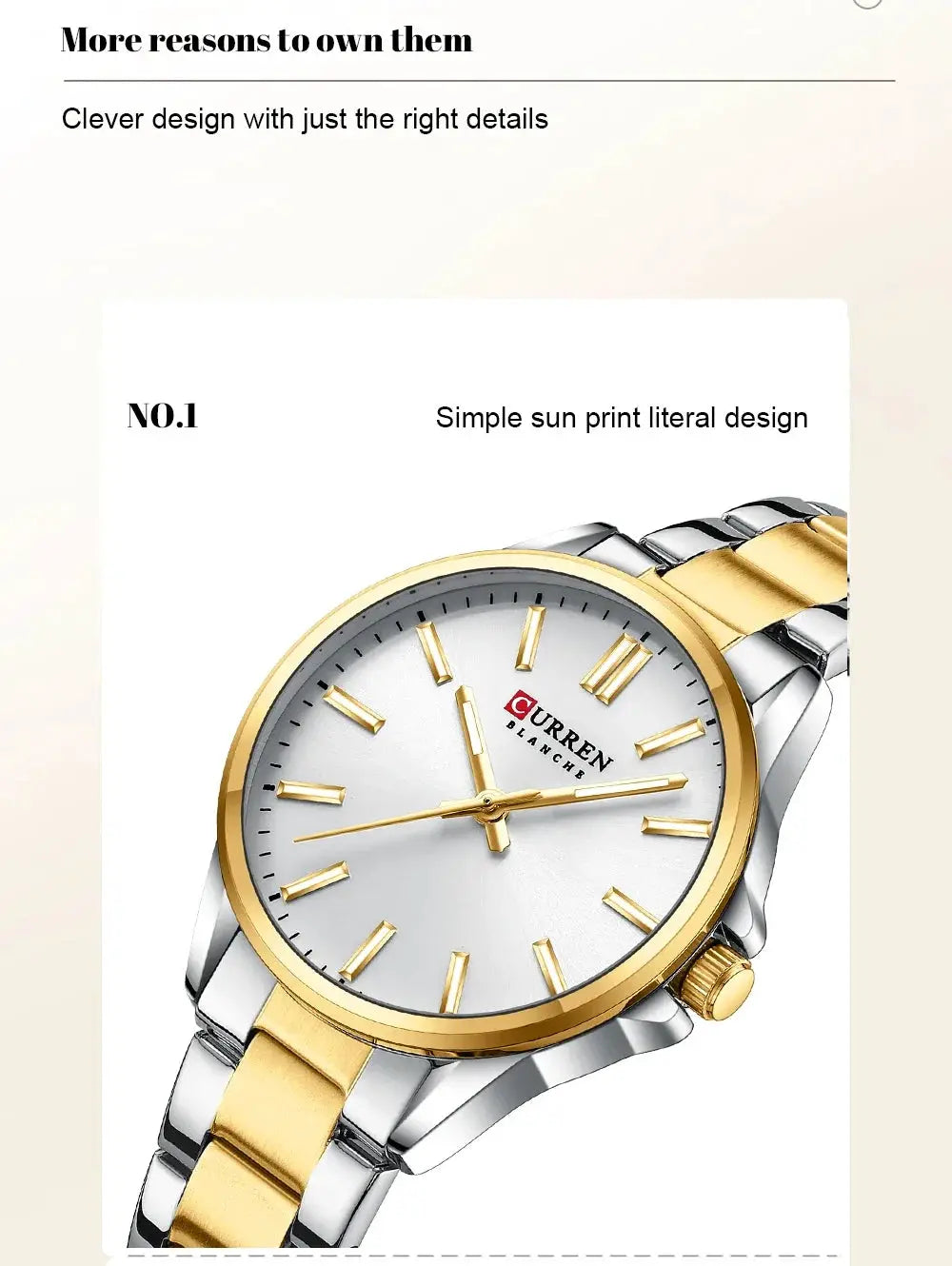 Classic Stainless Steel Watch – Quartz Luminous by Adornity