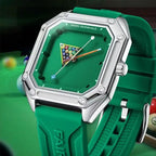 2025 New Original Watch For Man Sport Silicone Strap Waterproof Quartz Watch Fashion Men Billiards Design Green Wristwatch Boy by Adornity