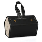 Fashion PU Leather Glasses Organizer Portable Multi-slot Folding Eyeglasses Holder Travel Storage Box Display Sunglasses Case by Hegichi