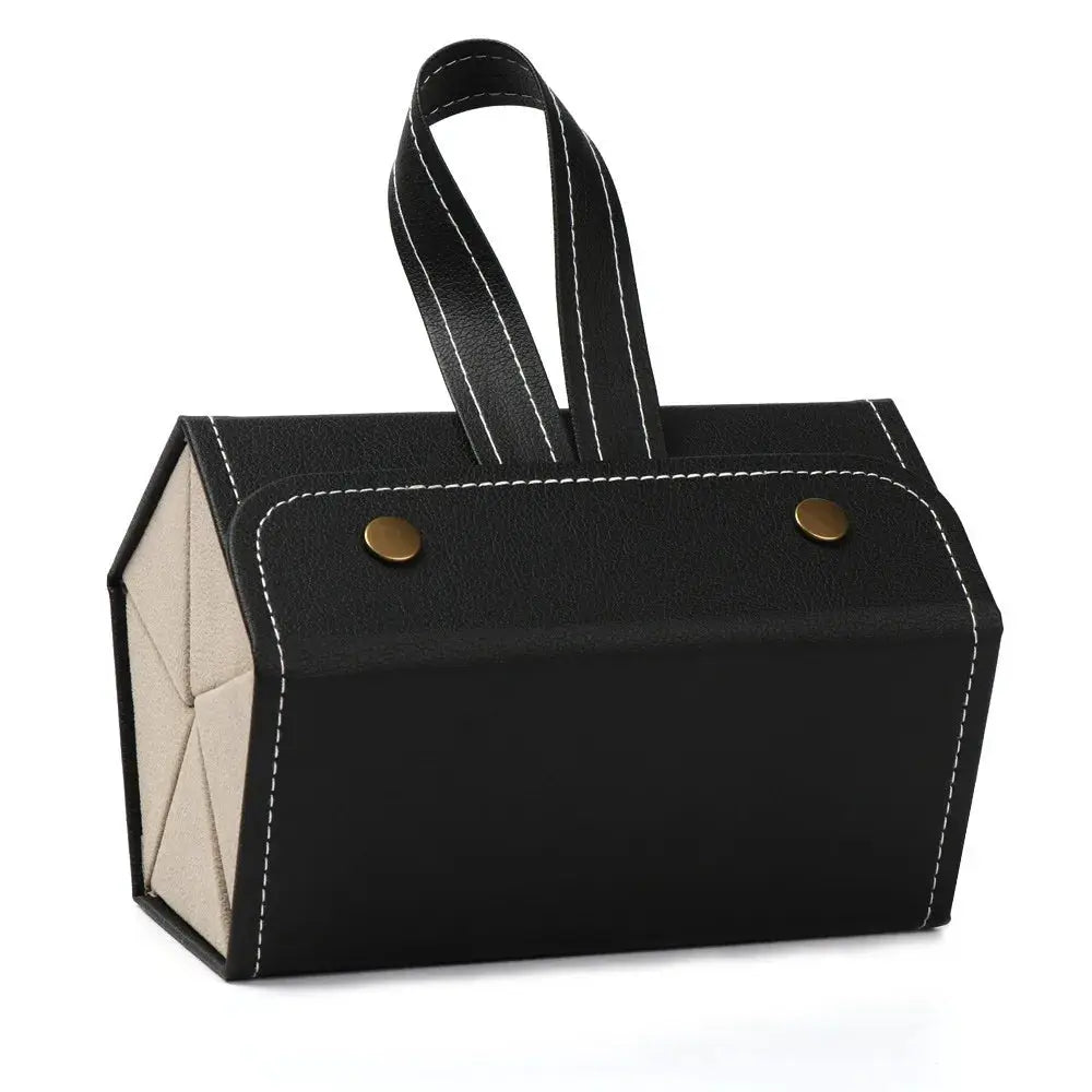 Fashion PU Leather Glasses Organizer Portable Multi-slot Folding Eyeglasses Holder Travel Storage Box Display Sunglasses Case by Hegichi