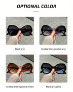 Y2K Oversized Sunglasses – Fashion Sunglasses with Green Jelly Frame & Anti-Reflective Lenses by Adornity
