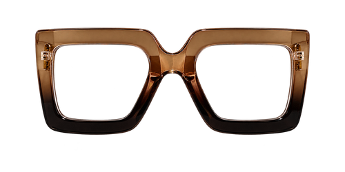 نظارات قراءة نسائية | إطارات مربعة هندسية بتصميم كلاسيكي وعدسات شفافة virtual try-on asset