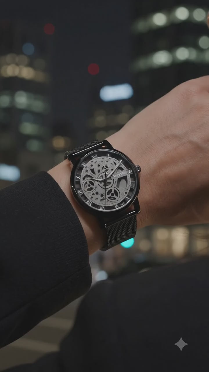 Skeleton Mesh Watch Stainless Steel Collection Exclusive